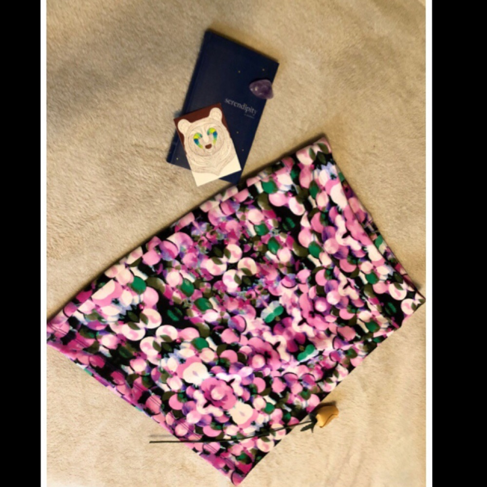 L’amour multi-colored skirt